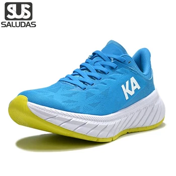 Спортивная обувь SALUDAS Carbon X2 УНИСЕКС, амортизирующая, обеспечивающая комфорт, женские кроссовки, Дышащие инженерные дорожные кроссовки