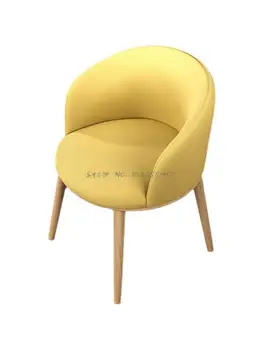 Стул в скандинавском стиле современный минималистичный письменный стул креативный чистый красный компьютерный стул для макияжа со спинкой домашний обеденный стул для взрослых