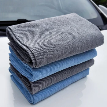 Супер впитывающее полотенце для деталей автомобиля из микрофибры премиум-класса, ультра мягкое полотенце без краев, идеально подходящее для мойки и сушки автомобиля 40X40 см