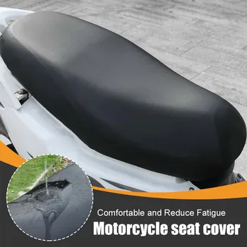 Универсальное Гибкое Водонепроницаемое Седло мотоцикла, Дождевик, чехол для сиденья, Черная 3D Защита от пыли, ультрафиолета и солнца, Аксессуары для мотоциклов