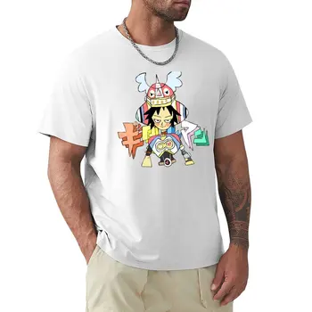 Футболка Gitaroo Man U 1, футболка с аниме, забавная футболка, мужские футболки с длинным рукавом