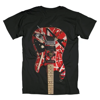 Футболка Heavy Metal Power Metal с винтажным гитарным принтом, мужские модные летние футболки, повседневная уличная одежда Harajuku, хлопковая футболка