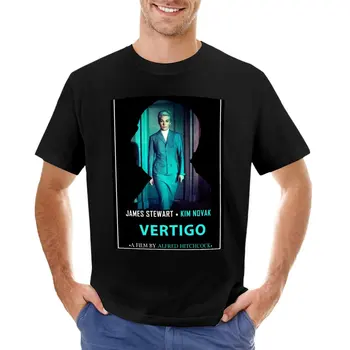 Футболка с постером фильма Vertigo, быстросохнущая футболка, забавные футболки для мужчин
