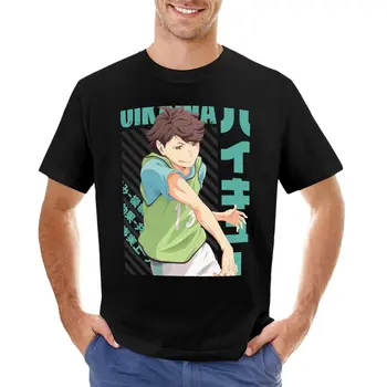Хайкью!! - Футболка Tooru Oikawa, короткая однотонная футболка, мужская одежда