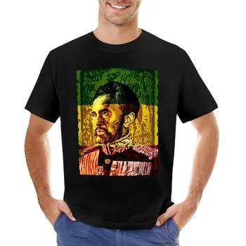 Хайле Селассие Лев Иуды, Император Эфиопии, футболки, футболки с графическим рисунком, мужские футболки с графическим рисунком, забавные