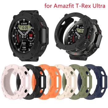 Чехол для часов Amazfit T-Rex Ultra из ТПУ, Защитный чехол Для Смарт-часов, Защитная рамка, Чехлы для Amazfit T-Rex Ultra A2142