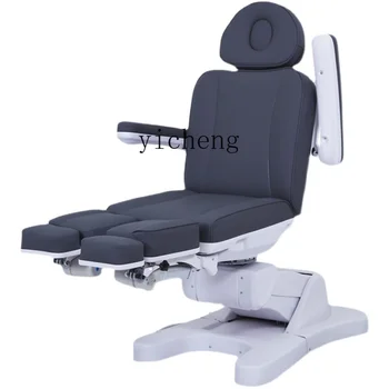 Электрическая многофункциональная кровать для лица XL Вращающееся тату-кресло Может быть разделено на ножки, приподнятое кресло для красоты